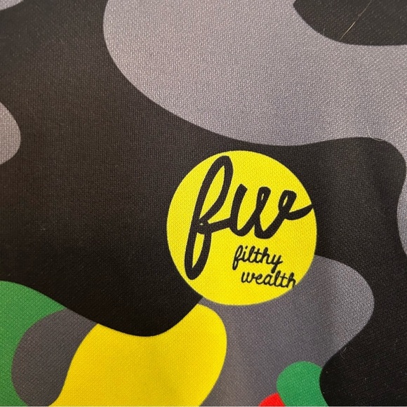 Filthy Wealth Clothing Camo Hoodie Size Large - Picture 3 of 8